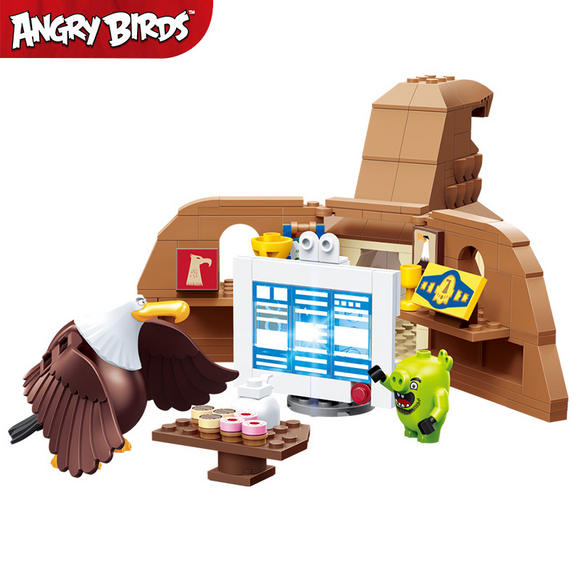 Angry Blocks Angry Birds™ Mighty Eagles' Cave Building Block Set - One Quarter
