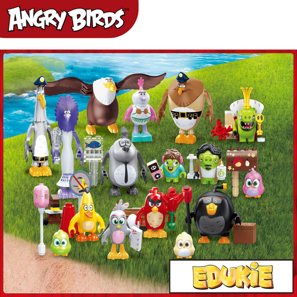 EDUKiE Angry Birds™ Minifigures Series 16 Foil Bags-One Quarter