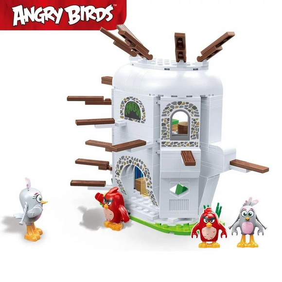 EDUKiE Angry Birds™ Red's House Building Block Set-One Quarter