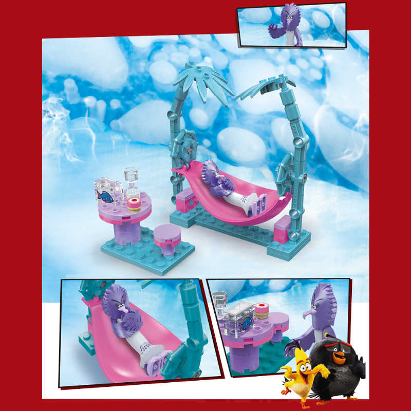 Angry Birds™ Relaxing Zeta Building Block Set - One Quarter