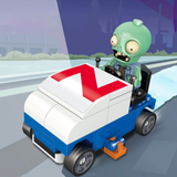 GUDI Plants vs. Zombies Zomboni Zamboni Pull-Back Building Block Set-One Quarter