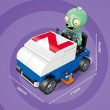 GUDI Plants vs. Zombies Zomboni Zamboni Pull-Back Building Block Set-One Quarter