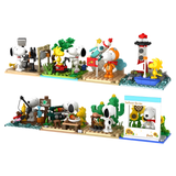 HSANHE Peanuts® A Day with Snoopy II Mystery Boxes Building Block Set-One Quarter