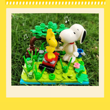 HSANHE Peanuts® A Day with Snoopy II Mystery Boxes Building Block Set-One Quarter
