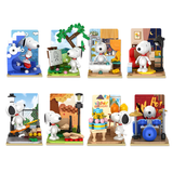 HSANHE Peanuts® A Day with Snoopy II Mystery Boxes Building Block Set