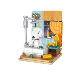 HSANHE Peanuts® A Day with Snoopy II Mystery Boxes Building Block Set