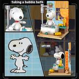 HSANHE Peanuts® A Day with Snoopy II Mystery Boxes Building Block Set