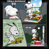 HSANHE Peanuts® A Day with Snoopy II Mystery Boxes Building Block Set