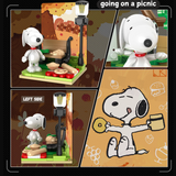 HSANHE Peanuts® A Day with Snoopy II Mystery Boxes Building Block Set