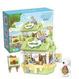HSANHE Peanuts® Entrepreneur Snoopy Sketchpad Studio Stand Building Block-One Quarter