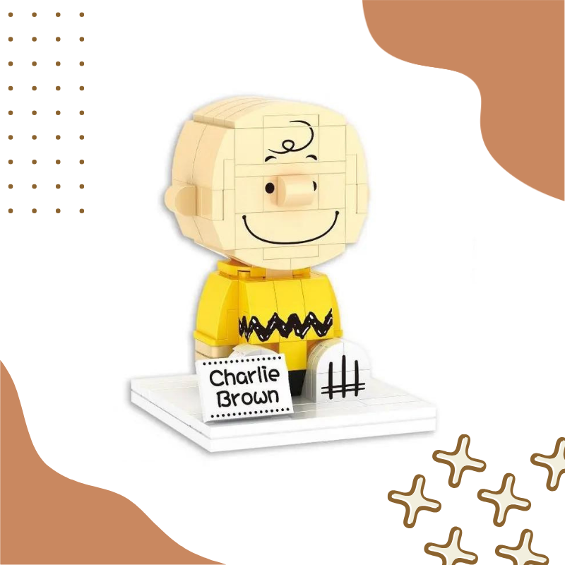 Peanuts® Snoopy Charlie Brown BrickHeadz Building Block Set - One Quarter