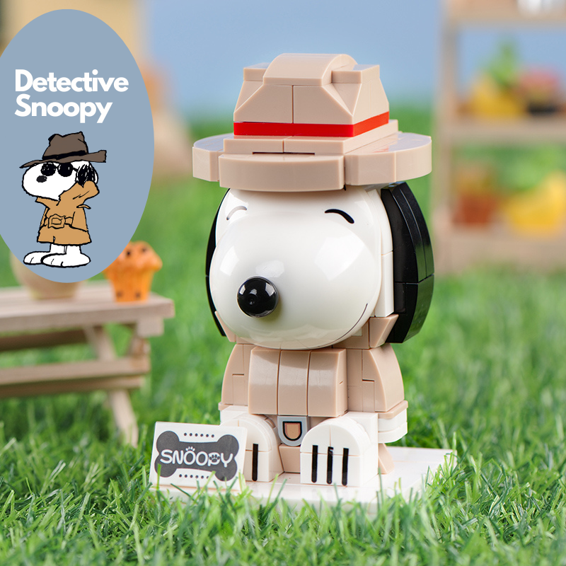 Peanuts® Snoopy Detective Snoopy BrickHeadz Building Block Set - One ...