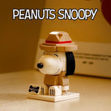 HSANHE Peanuts® Snoopy Detective Snoopy BrickHeadz Building Block Set-One Quarter