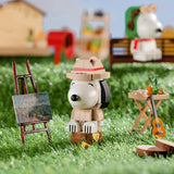 HSANHE Peanuts® Snoopy Detective Snoopy BrickHeadz Building Block Set-One Quarter
