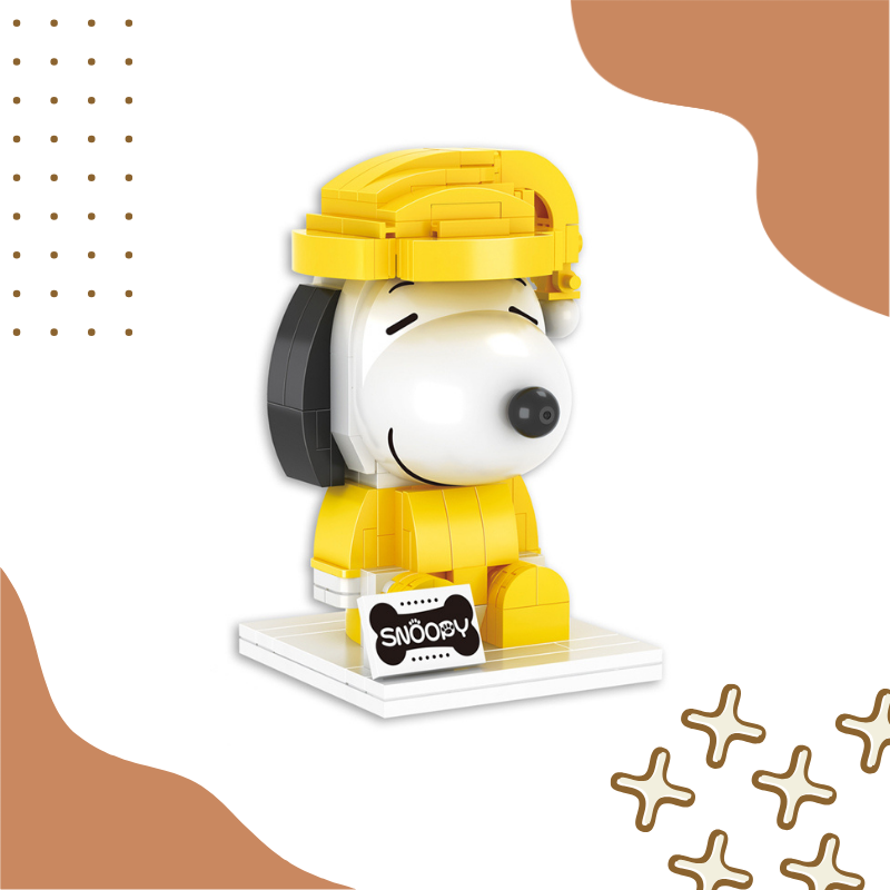 Peanuts® Snoopy Homebody Snoopy BrickHeadz Building Block Peanuts® Snoopy Homebody Snoopy BrickHeadz Building Block