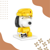 HSANHE Peanuts® Snoopy Homebody Snoopy BrickHeadz Building Block Set-One Quarter