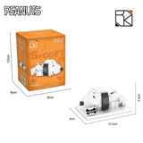 HSANHE Peanuts® Snoopy Sleeping Snoopy BrickHeadz Building Block Set-One Quarter