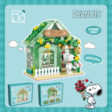 HSANHE Peanuts® Snoopy Town Tale Flower Shop Building Block Set-One Quarter