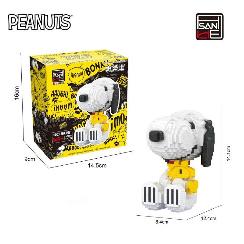 MEGA BLOCK　スヌーピーとウッドストック スヌーピー＆ウッドストック メガブロック 「PEANUTS ピーナッツ