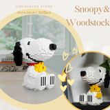 Peanuts® Snoopy™ and Woodstock Micro-Diamond Particle Building Block Set