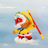 Happy Build Uproar in Heaven Ascetic Sun Wukong Micro-Diamond Particle Building Block Set-One Quarer