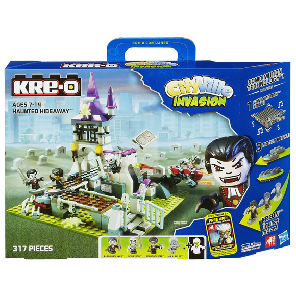KRE-O CityVille Invasion Haunted Hideaway Building Block Set-One Quarter