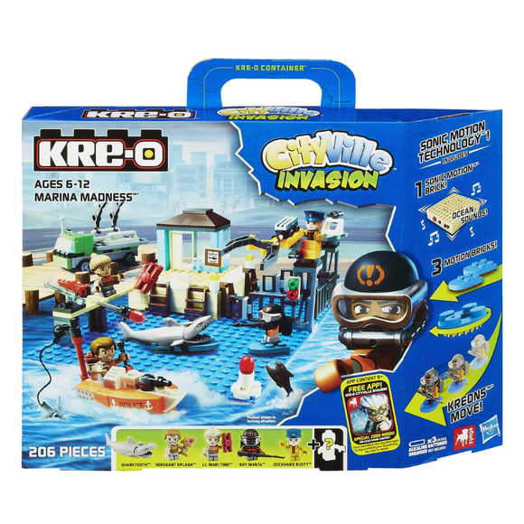 KRE-O CityVille Invasion Marina Madness Building Block Set-One Quarter