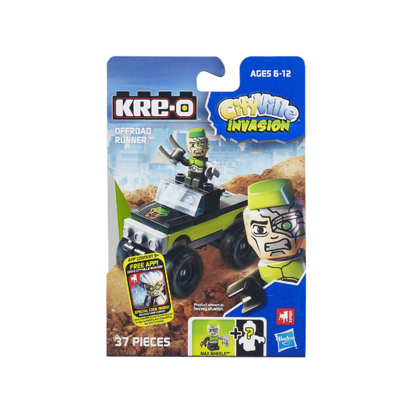 KRE-O CityVille Invasion Offroad Runner Building Block Set-One Quarter