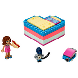 LEGO Friends Olivia's Summer Heart Box Building Block Set-One Quarter