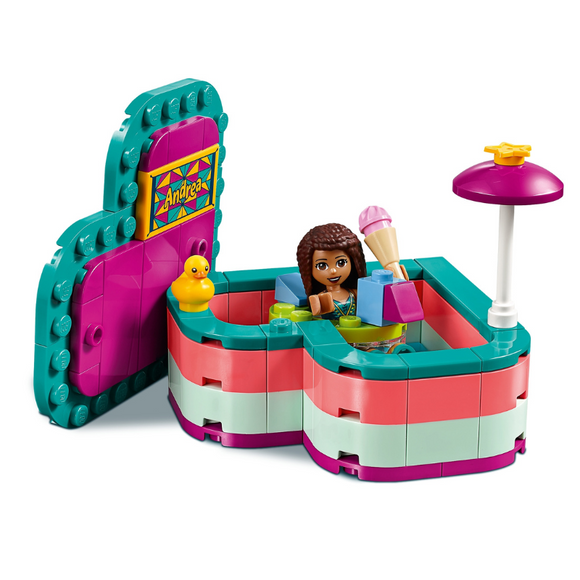 LEGO Friends Andrea’s Summer Heart Box Building Block Set-One Quarter