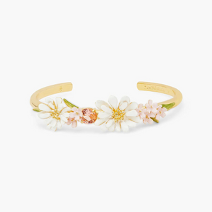Les Néréides Berthe Morisot Young Girl in a Ball Gown Flower Bouquet Bangle-One Quarter