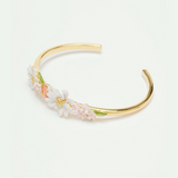 Les Néréides Berthe Morisot Young Girl in a Ball Gown Flower Bouquet Bangle-One Quarter