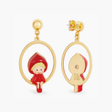 Les Néréides Little Red Riding Hood Earrings-One Quarter