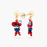 Les Néréides Puss in Boots Charming Cat Earrings-One Quarter