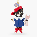 Les Néréides Puss in Boots Charming Cat and Rabbit Pendant Necklace-One Quarter