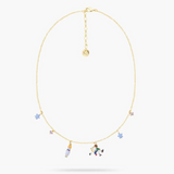 Les Néréides Tangled Rapunzel Enchanted Hair Princess and Prince Charm Necklace-One Quarter