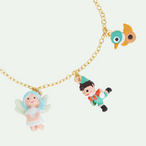 Les Néréides The Adventures of Pinocchio Blue Fairy Charm Bracelet-One Quarter