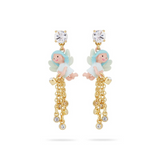Les Néréides The Adventures of Pinocchio Blue Fairy Earrings-One Quarter