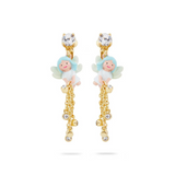 Les Néréides The Adventures of Pinocchio Blue Fairy Earrings-One Quarter