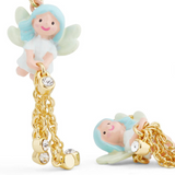 Les Néréides The Adventures of Pinocchio Blue Fairy Earrings-One Quarter