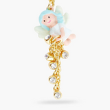 Les Néréides The Adventures of Pinocchio Blue Fairy Pendant Necklace-One Quarter