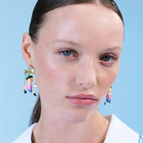 Les Néréides The Adventures of Pinocchio Pinocchio Puppet Earrings-One Quarter