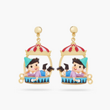 Les Néréides The Adventures of Pinocchio Pinocchio and Circus Tent Earrings-One Quarter