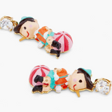 Les Néréides The Adventures of Pinocchio Pinocchio on His Ball Earrings-One Quarter