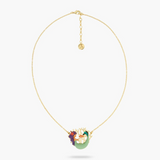 Les Néréides The Little Mermaid Coral Statement Necklace-One Quarter