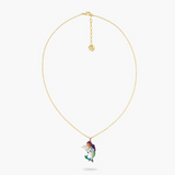 Les Néréides The Little Mermaid Dolphin Pendant Necklace-One Quarter