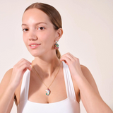 Les Néréides The Little Mermaid Dolphin Pendant Necklace-One Quarter