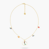 Les Néréides The Little Mermaid Fish Charm Necklace-One Quarter