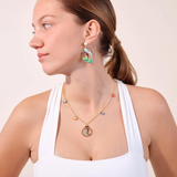 Les Néréides The Little Mermaid Fish Charm Necklace-One Quarter