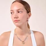 Les Néréides The Little Mermaid Fishes Statement Necklace-One Quarter